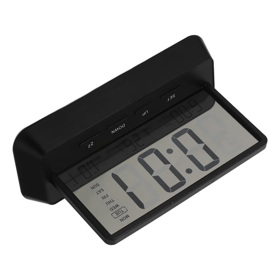 COMPUKAS Small Alarm Clock 1Set Digital Compact Plastic Material With Snooze Function For General Users