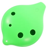COMPUKAS AC Resin Green 6-Hole Ocarina Musical Instrument for Beginners