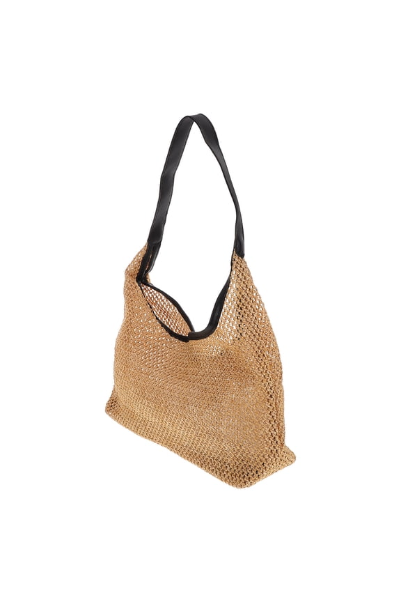 Small Straw Purse Woven Purses For Women Brown 1Pcs For Shopping