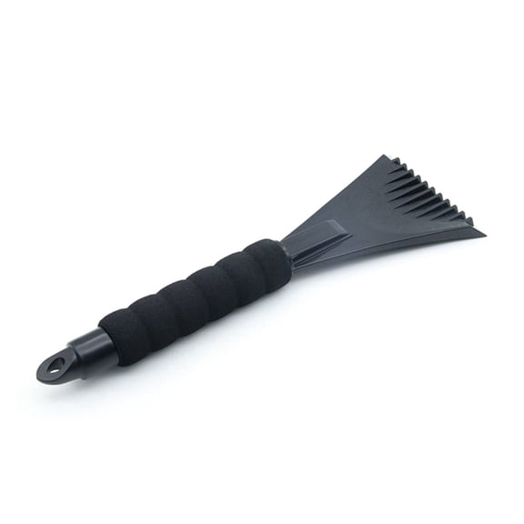 COMPUKAS Snow Scraper for Car Black ABS Plastic Sturdy Ergonomic Handle Comfortable Grip