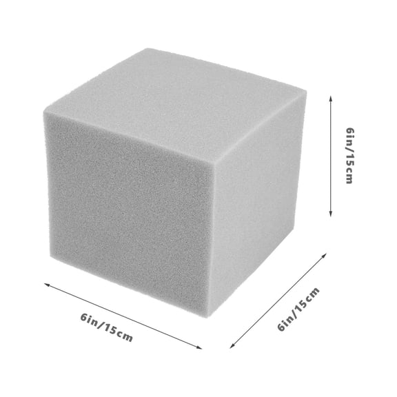 COMPUKAS 4Pcs Acoustic Wall Panel Grey Sponge Noise Reduction for Home Users