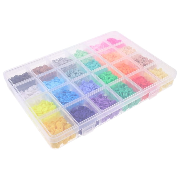 COMPUKAS Spacer Beads for Bracelets Soft Clay Beads 1 Set Assorted Color Jewelry Making Anniversary Celebrations