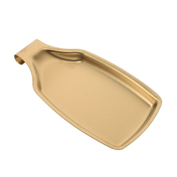 COMPUKAS Spoon Rest Stainless Steel Modern Design for Holding Kitchen Utensils 1Pcs