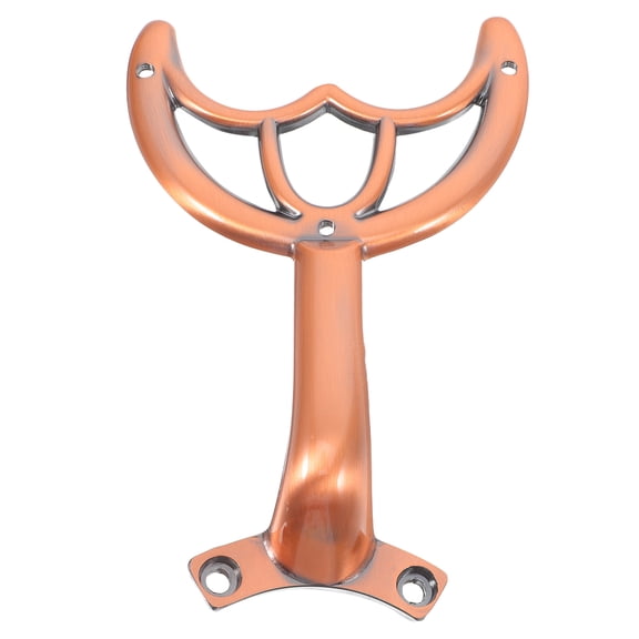COMPUKAS Zinc Alloy Blade Bracket in Brown, Functional and Stable Design, 1 Pack, Perfect for Bedroom Use