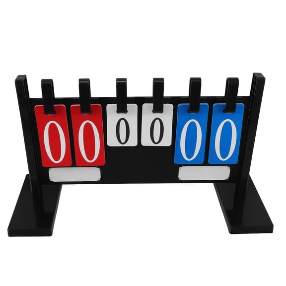COMPUKAS Stable Freestanding Portable Scoreboard Flipper for Soccer Basketball and Tennis