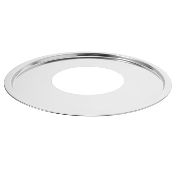 COMPUKAS Round Stainless Steel Steamer Ring Plated Silver Versatile Compatible Home Cooking