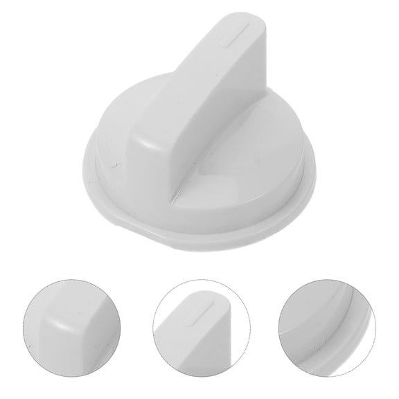COMPUKAS Oven Stove Top Knob Oven Knobs Replacement Plastic White 1Pcs