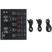 COMPUKAS Professional Sound Mixer Board for Live Streaming and Singing