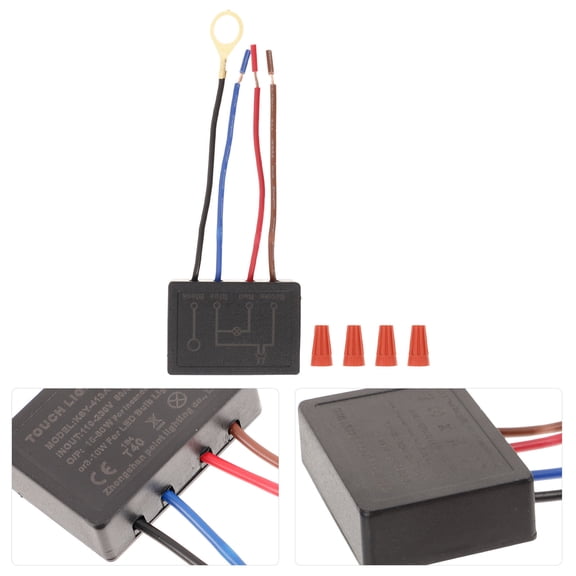 COMPUKAS Lamp Dimmer Control Black Plastic Touch or for Table Light Repair