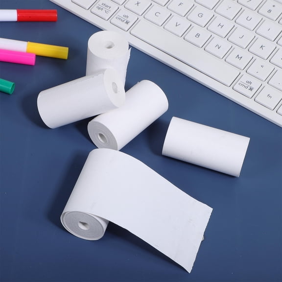 COMPUKAS Thermal Printing Paper Roll White Smooth Flat Surface Easy Use for Cash Registers