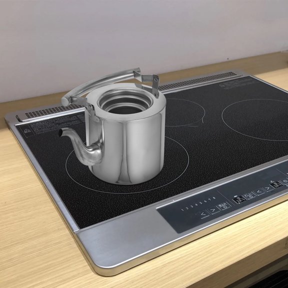 COMPUKAS Thickened Stainless Steel Tea Kettle, Large Capacity Water Kettle for Home and Kitchen