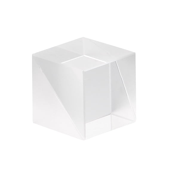 COMPUKAS Transparent Triangular Prism for Optics Experiments and Light Spectrum Demonstrations
