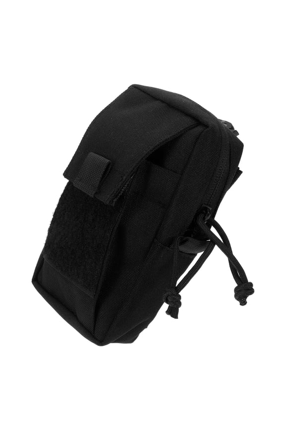 Universal Backpack Strap Attachment Pouch with Waterproof Phone Pocket for Outdoor Use
