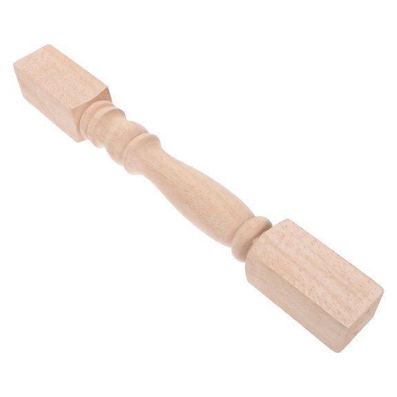 COMPUKAS Unpainted Khaki Hardwood Stair Baluster Posts for Home with Smooth Sanded Surface