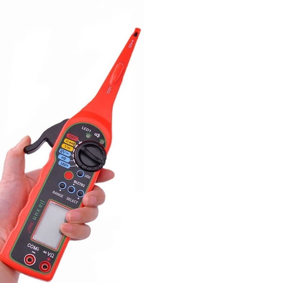 COMPUKAS Vehicle Voltage Tester Red Ideal for Auto Boat Motorcycle Electrical Inspection