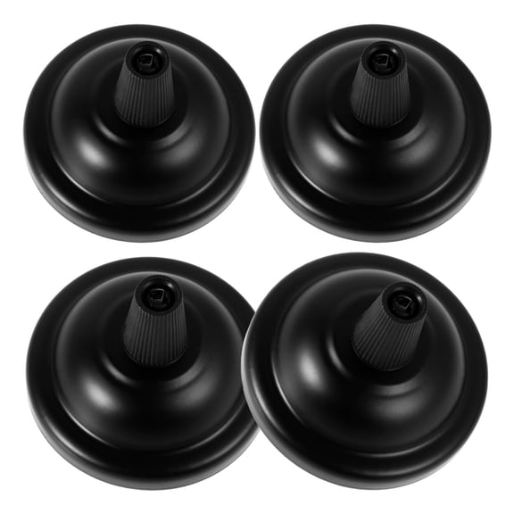 COMPUKAS Vintage Ceiling Light Canopy 4Pcs Round Minimalist Design for Residential Users