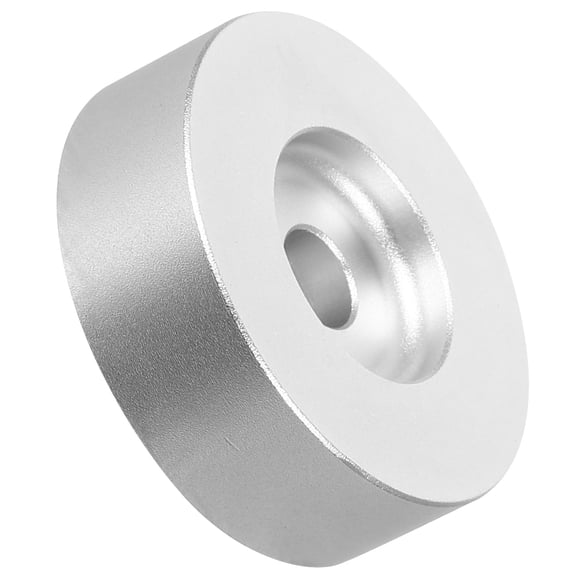 COMPUKAS Vinyl Accessories Black Record Player Parts Silver Metal 1Pack Reducing Vibrations