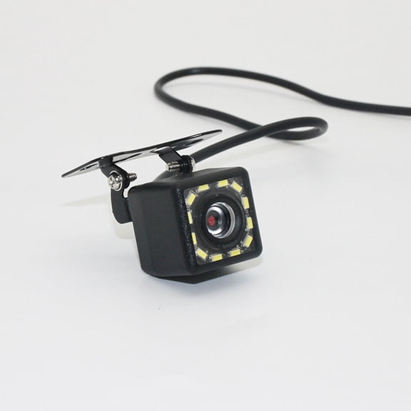 COMPUKAS Waterproof Car Rear View Camera Black Featuring 150 Degree Wide Angle for Blind Spot Elimination