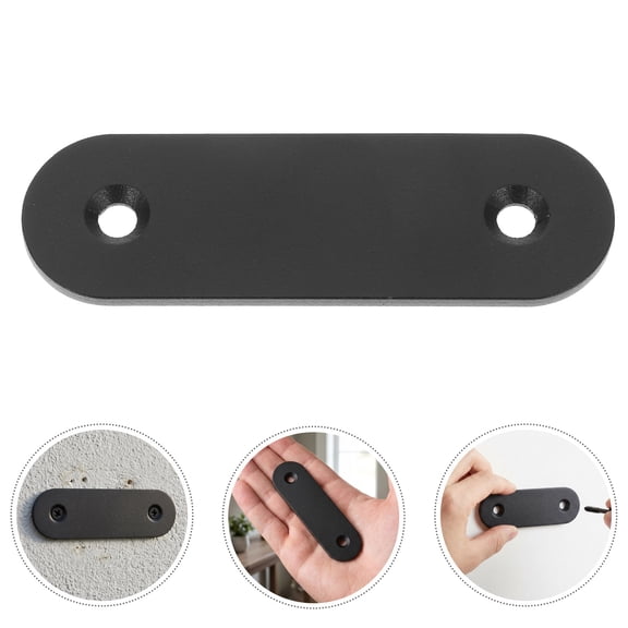 COMPUKAS Black Metal Doorbell Cover Plate, Weatherproof Exterior Doorbell Protector, Easy Install for Home Entry