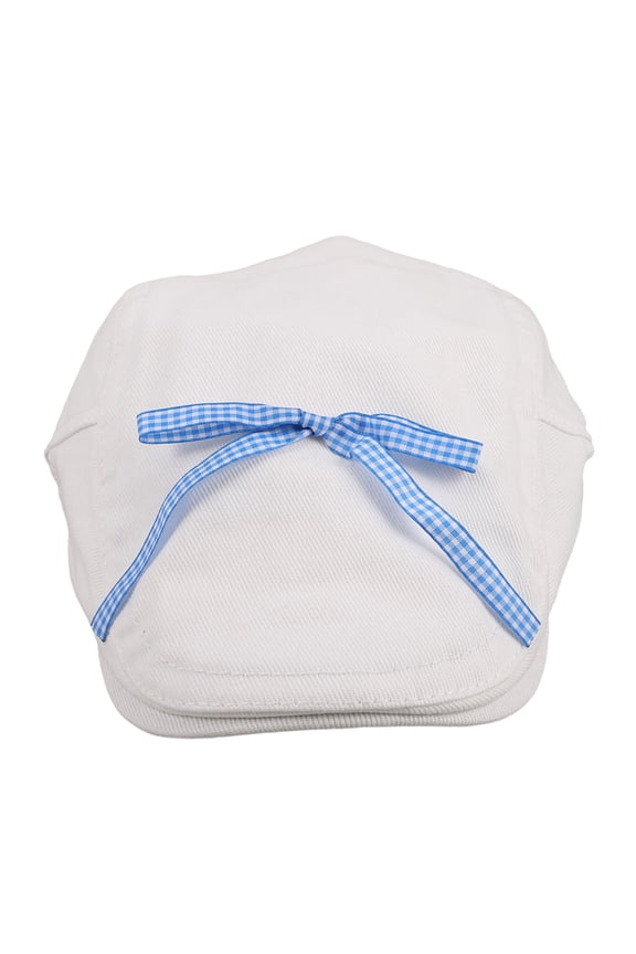 White Beret Hat: Checkered Bow French Style Newsboy Cap For And Daily Wear For Women Girl Accessory