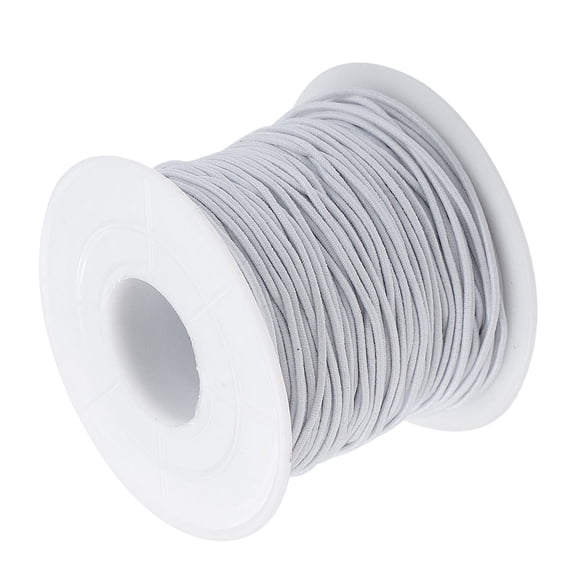 COMPUKAS DIY Jewelry Making White Elastic Beads ng Durable and Flexible