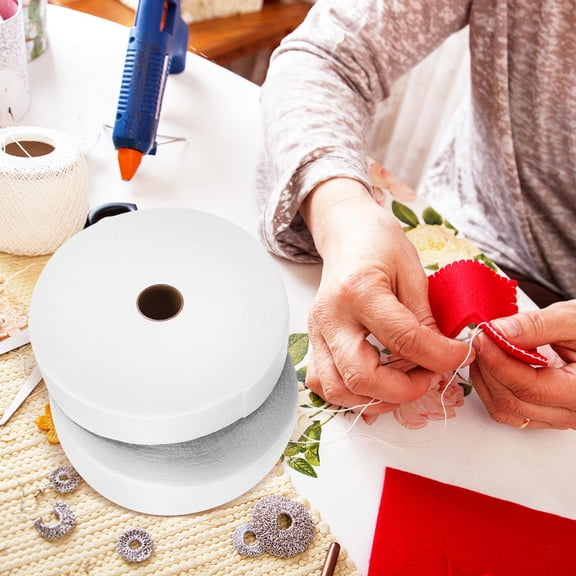 COMPUKAS White Nonwoven Quilt Batting Roll for Crafting Sewing and Quilt Insulation