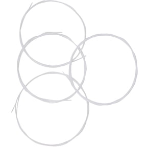 COMPUKAS White Nylon Ukulele String Accessory for Balalaika Provides Balanced Tension and Clear Sound