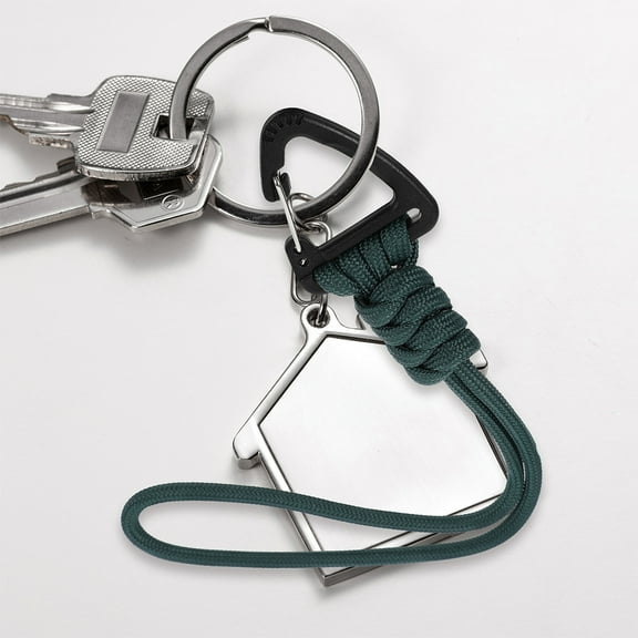 COMPUKAS Dark Green Wristlet Keychain Strap for Keys, Key Holder, Convenient 1 Set Accessory