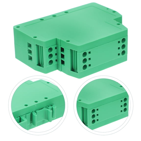 COMPUKAS ground circuit terminal block resistant design green plastic 1Set