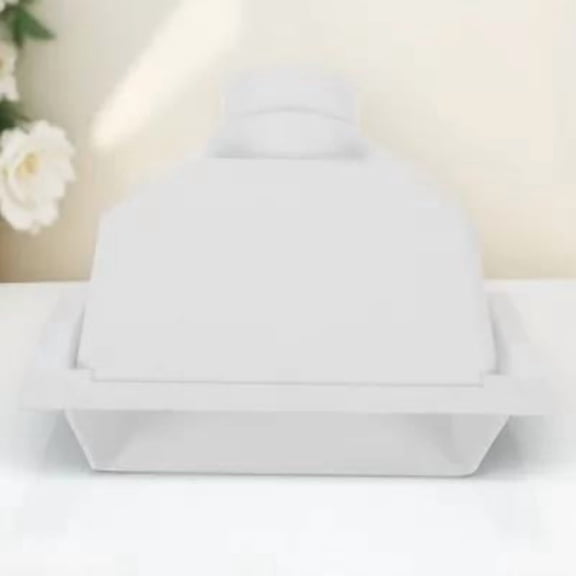 COMPUKAS outdoor drain 1Pcs white round for homeowners and gardeners