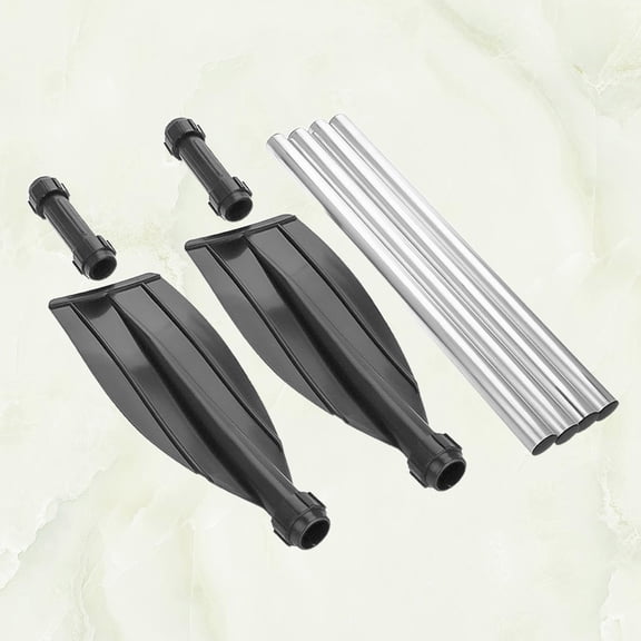 COMPUKAS Lightweight Black Kayak - Dual Purpose 1 Set for Kayaking, Rafting, Canoeing, and Water Sports Activities