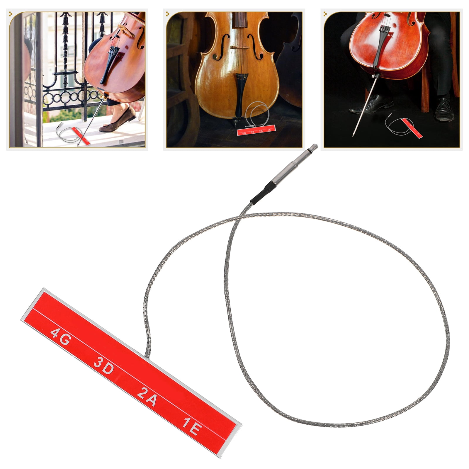 COMPUKAS Metal String Instrument Pickup, Portable Multi-Use Design for ...