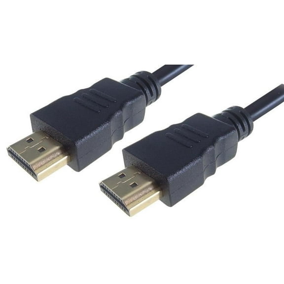 COMPUTER GEAR High Speed HDMI Lead, Male to Male, Gold Connectors, 2m Black