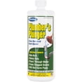 thumbnail image 1 of ComStar Plumber’s Plunger, 1 Quart, Liquid Drain Opener, Frees Clogged Drains Fast, Dissolves Hair Grease Soap & Organic Matter, Safe For Pipes, Concentrated Heavy Duty Drain Cleaner, (30-700), 1 of 4