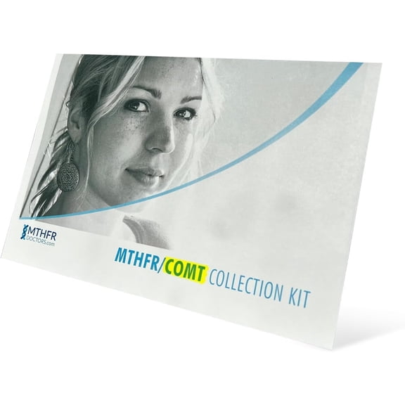 COMT Gene Test Collection Kit Comes with Results Interpretation and Live Support - Results in 2-5 Days - Cheek Swab - COMT V158M
