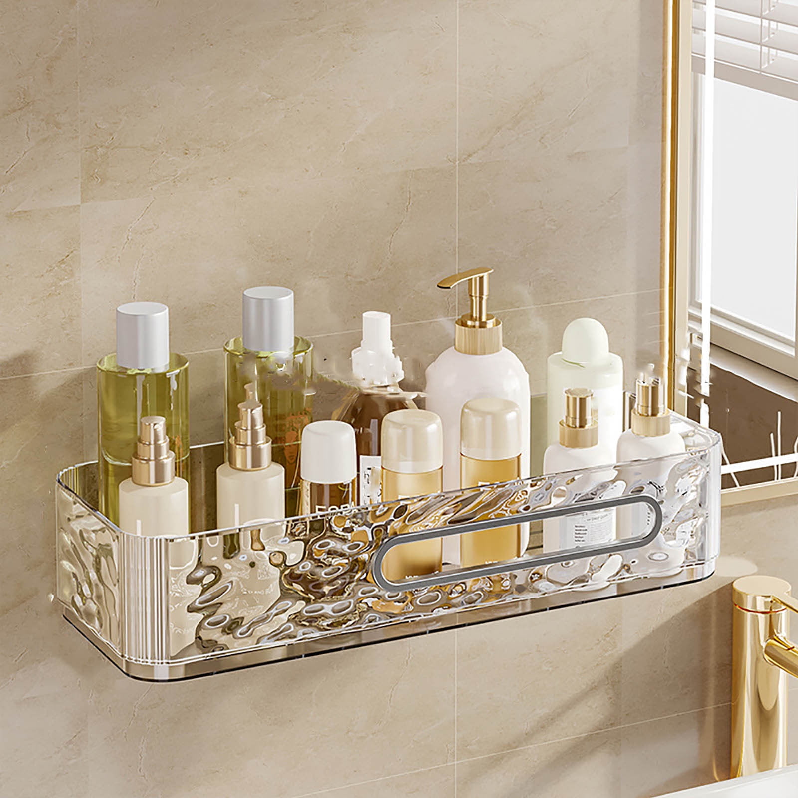 COMTOA 2025 Update: Wall Mounted Shower Caddy Storage Rack with Suction ...
