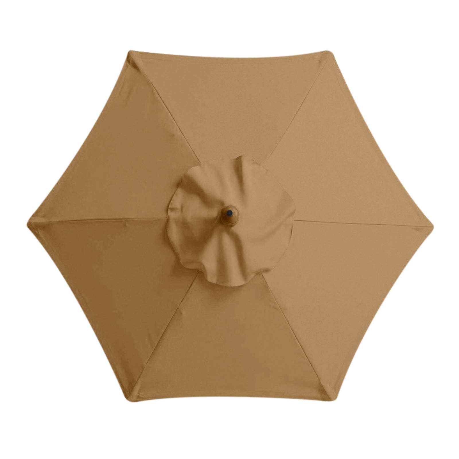 Aooww 6 Ribs Patio Umbrella Replacement Canopy 8.83 ft Cantilever ...