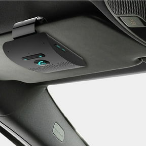 Bluetooth Car Speaker for Cell Phone, Handsfree Bluetooth Car Kit Motion AUTO ON Off Voice Assistant Handsfree Speakerphone with Visor Clip