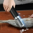 thumbnail image 1 of Cordless Electric Fish Scaler Remover, Powerful Fish Scale Scraper Cleaner Descaling Tool with Extra Rechargeable Battery & Blade, for Left-Handed and Right-Handed People Use, 1 of 9
