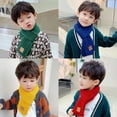 thumbnail image 1 of Kids Knitted Scarf Winter Solid Color Toddler Warmer Scarf for Boy Girl, 1 of 1