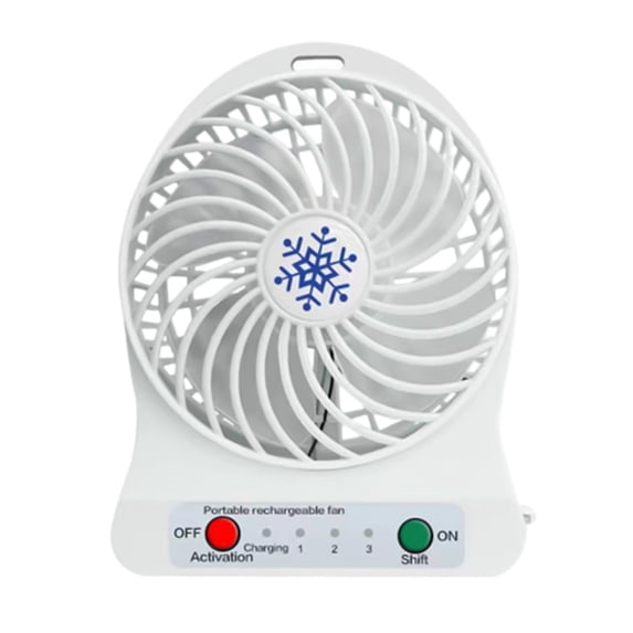 Portable Camping Fan with LED Lantern, 1200mAh USB Rechargeable Battery Powered, for Home, Office, Travel, Camping, Outdoor, Indoor Fan