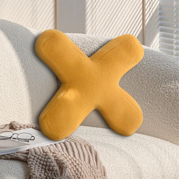 Soft Plush Alphabet Letter Throw Pillows, A-Z Initial Cushion for Living Room Sofa Bed Car Decoration - Cute Decorative Pillows for Teaching Words & Games - 2025 Update