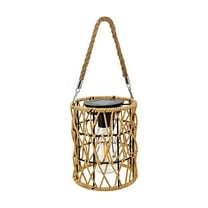 Solar Lanterns Outdoor Waterproof Hanging Solar Lights Woven Lantern Lights Decoration for Garden Yard Patio Porch Lawn Pathway Trees