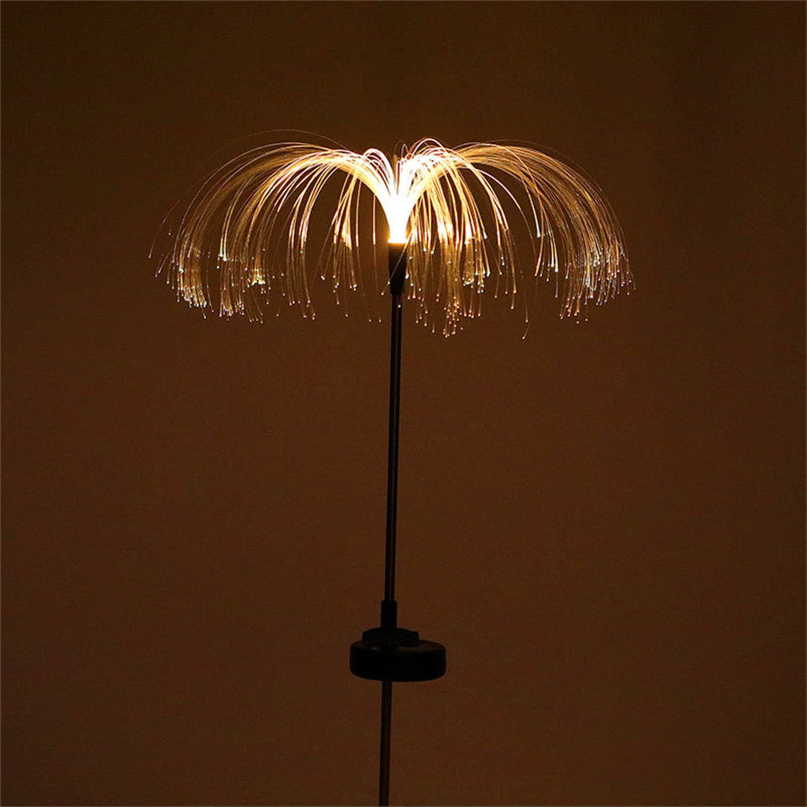 Aooww Solar Weeping Willow Firework Light, Outdoor Jellyfish Solar