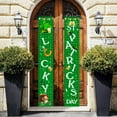 thumbnail image 1 of Aooww St. Patrick's Day Gnomes Banner Decorations Saint Patty's Day Porch Sign Green Shamrock Welcome Banners Irish Luck Day Outdoor Indoor Backdrop for Party Home Classroom Decor Supplies, 1 of 3