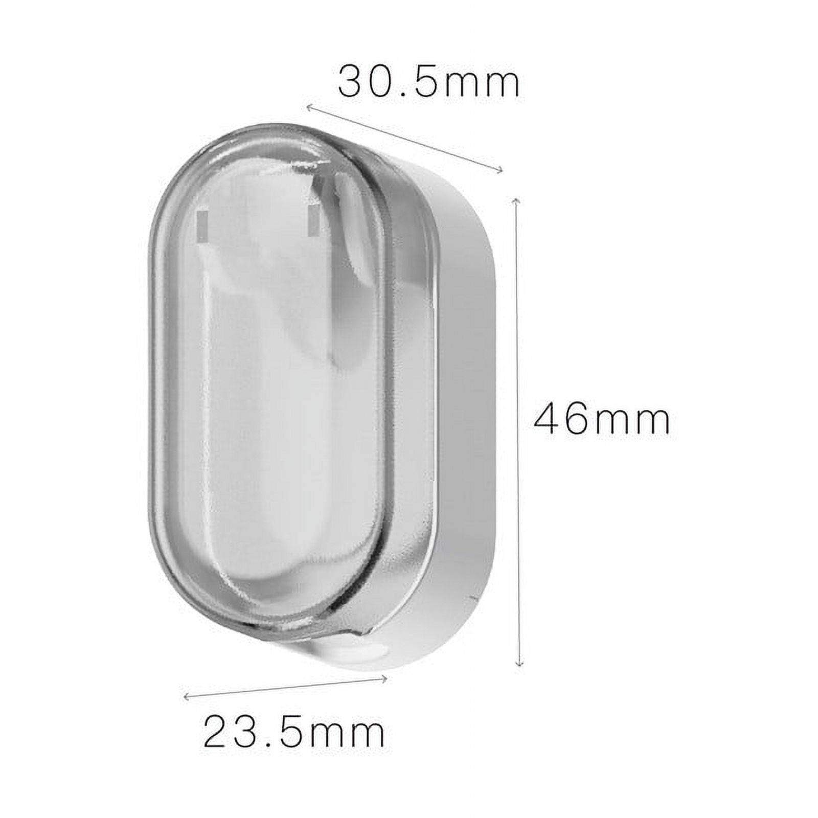 COMTOA Clearance Wall Mounted Toothbrush Storage Organizer with Cover ...