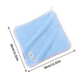 thumbnail image 1 of Washcloth Small Hand Towels for Face Body Bathroom, 11.8"x11.8" Super Absorbent & Soft Coral Fleece Facial Cloths for Showering, Quick Dry Towel with Hanging Loop, 1 of 3