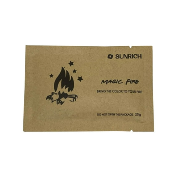 FireFlame Fire Color Changing Packets - Magic Color Fire Flames - Fire Color Packets - for Outdoor Fire Pit, Fireplace, Bonfire, Campfire, Camping Accessories Colored Fire for Kids & Adults