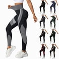 thumbnail image 1 of COMVALUE 3D Leggings Cellulite Compression Scrunch Butt Leggings with Resistance Band Tummy Control Workout Gym Clothes Blue M, 1 of 8