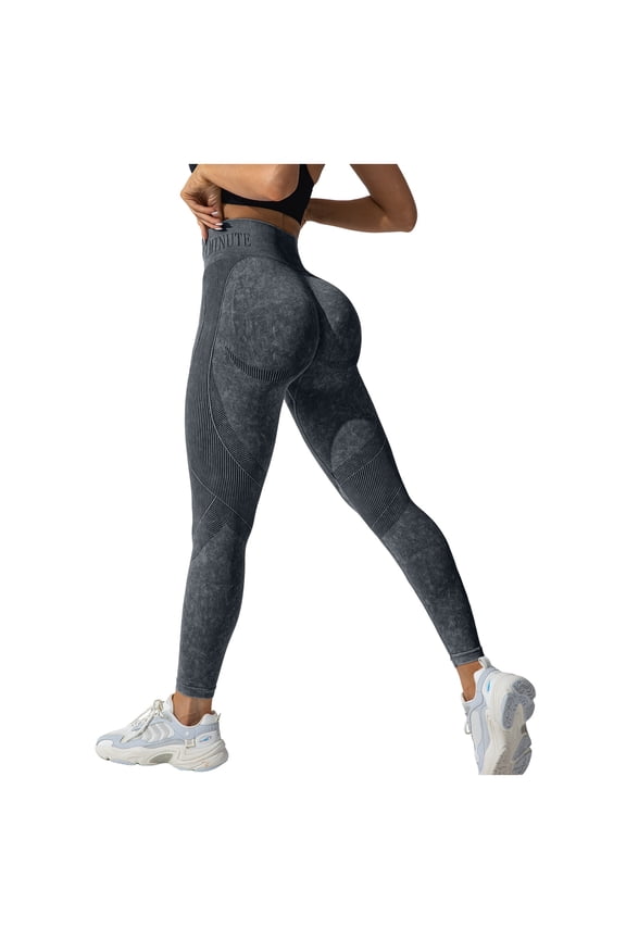 Anti Cellulite Leggings Resistance Band Leggings Womens Butt Lifting Tummy Control Scrunch Butt Compression Legging (Black, S)